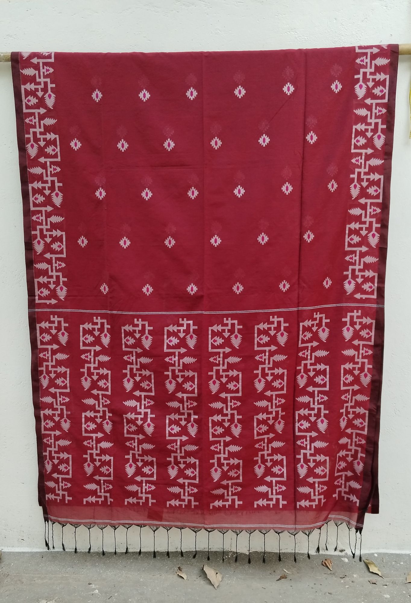 Jhamdani Weave Cotton Saree