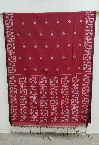 Jhamdani Weave Cotton Saree