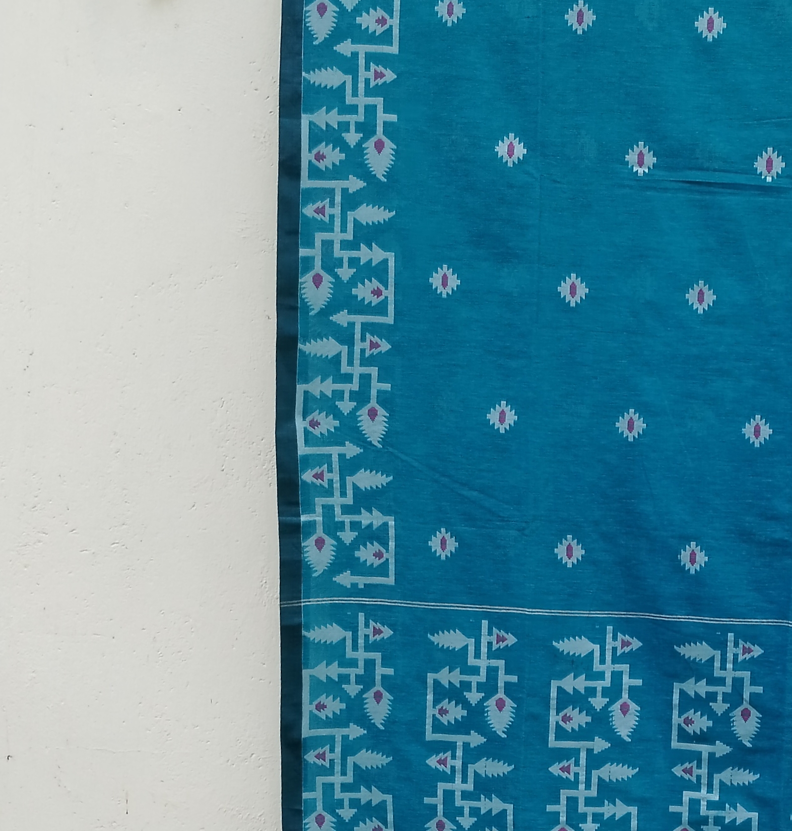 Jhamdani Weave Cotton Saree