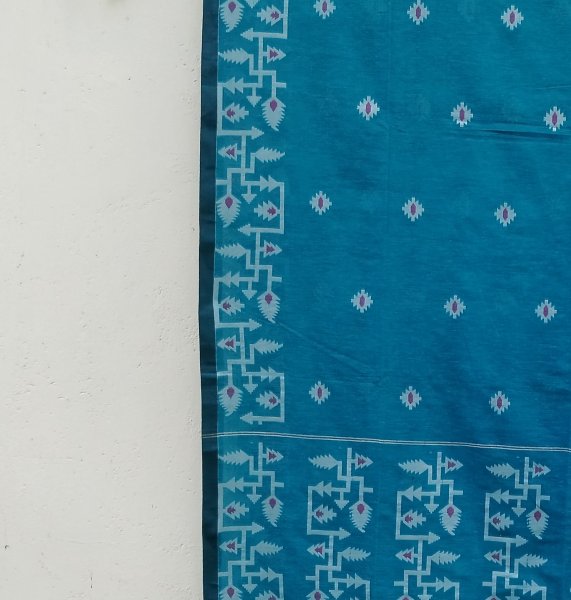Jhamdani Weave Cotton Saree