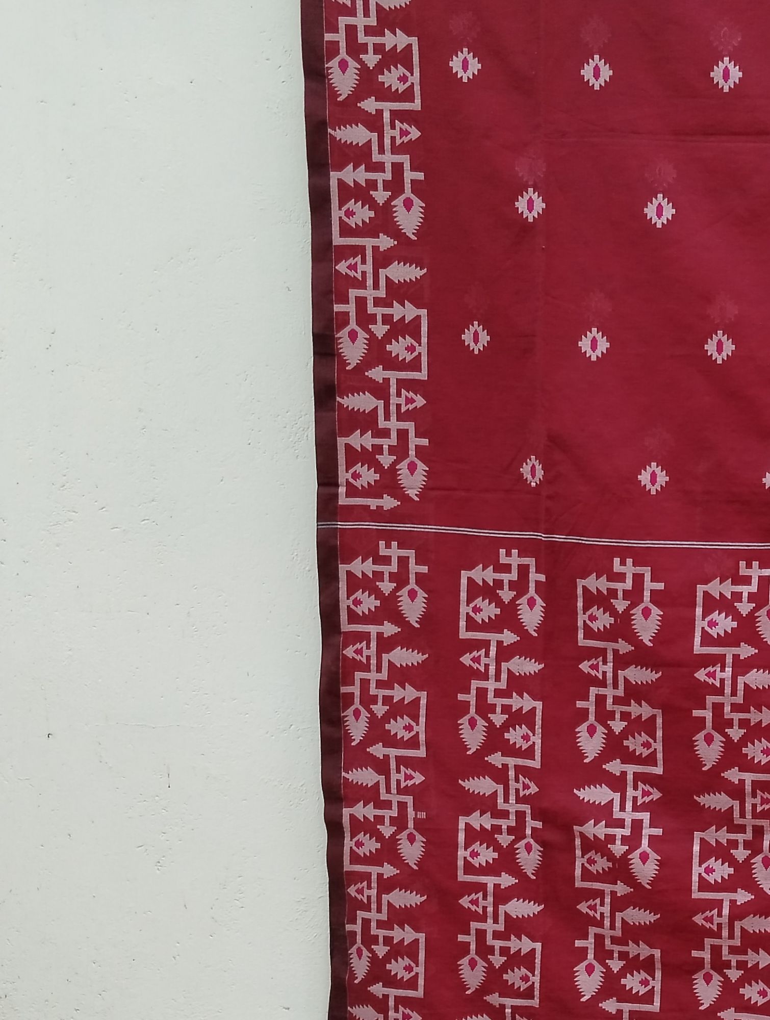 Jhamdani Weave Cotton Saree