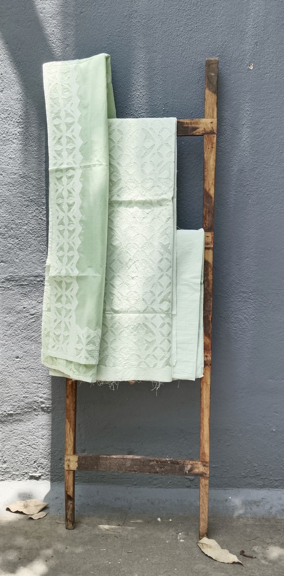 Cut Work Unstitched Dress Suit