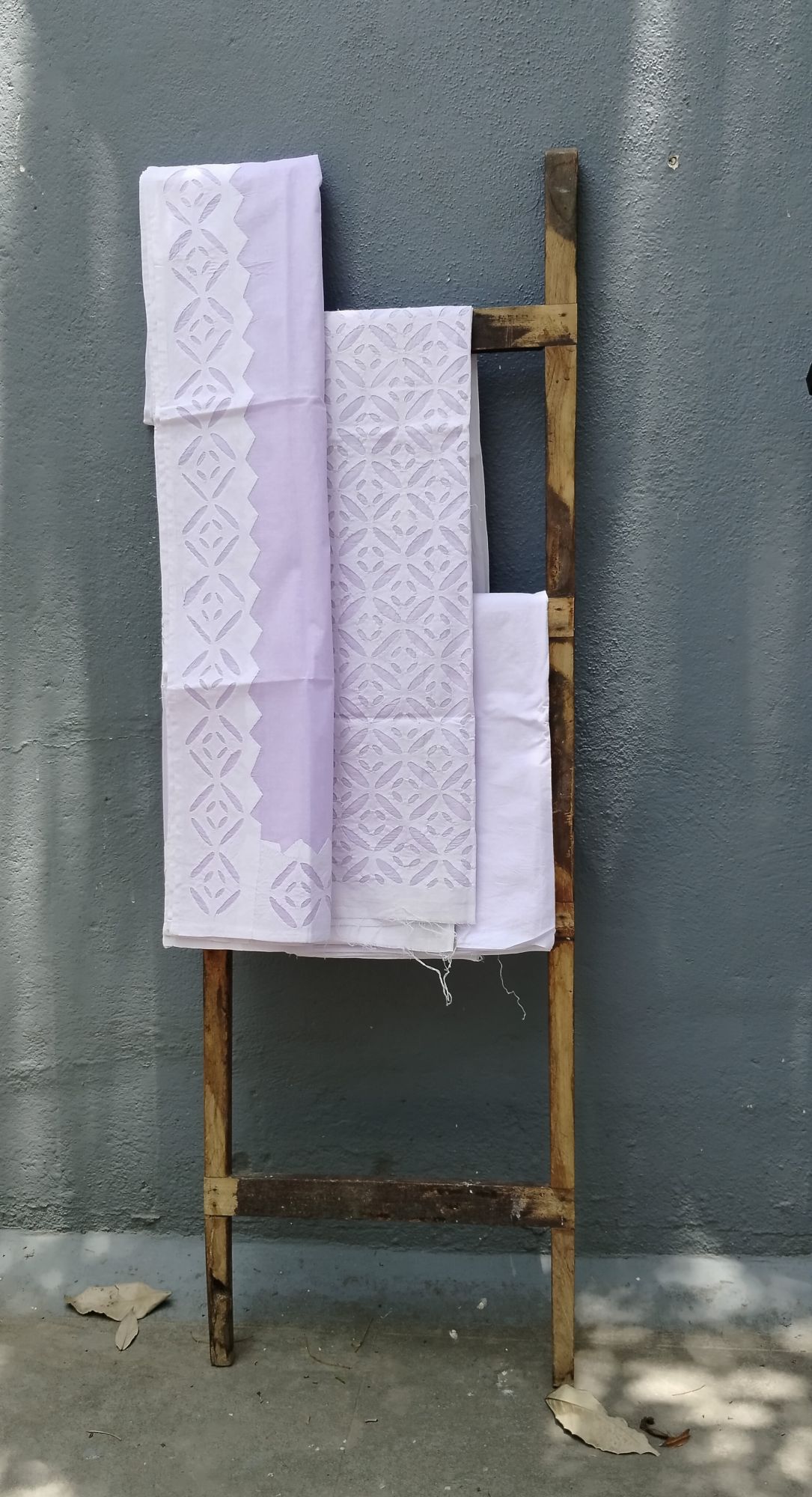 Cut Work Unstitched Dress Suit