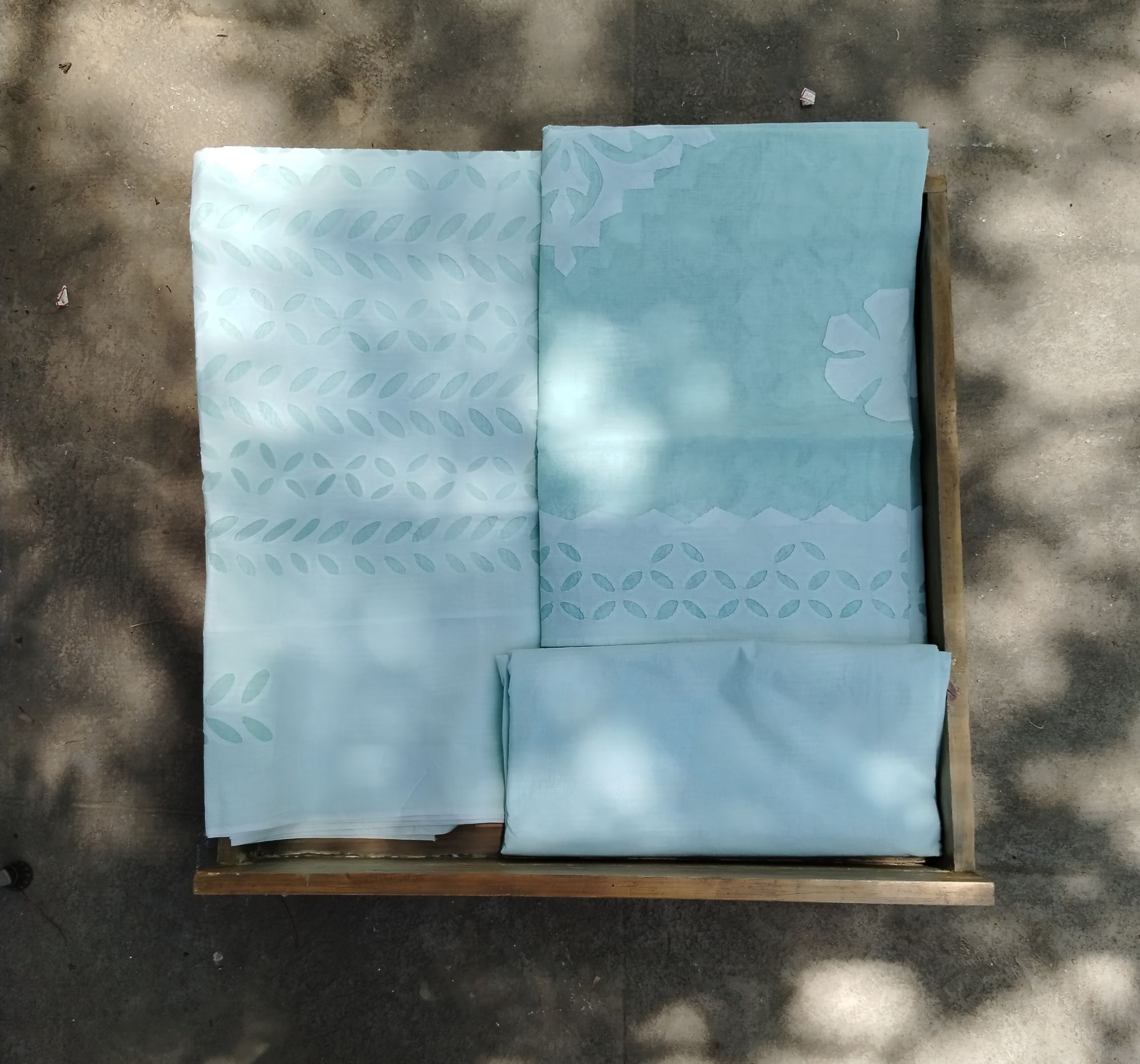 Cut Work Unstitched Dress Suit