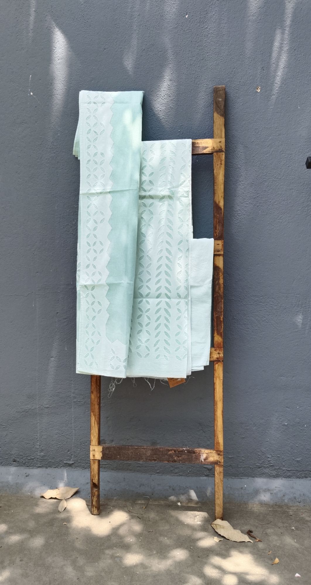 Cut Work Unstitched Dress Suit