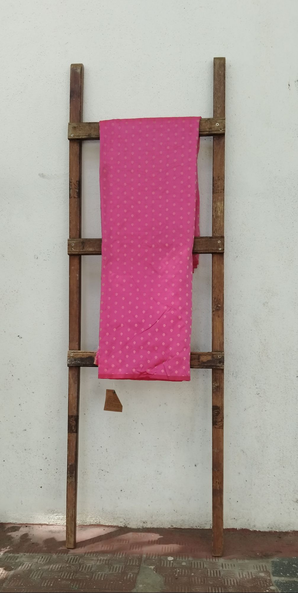 Silk  Cotton woven butta fabric