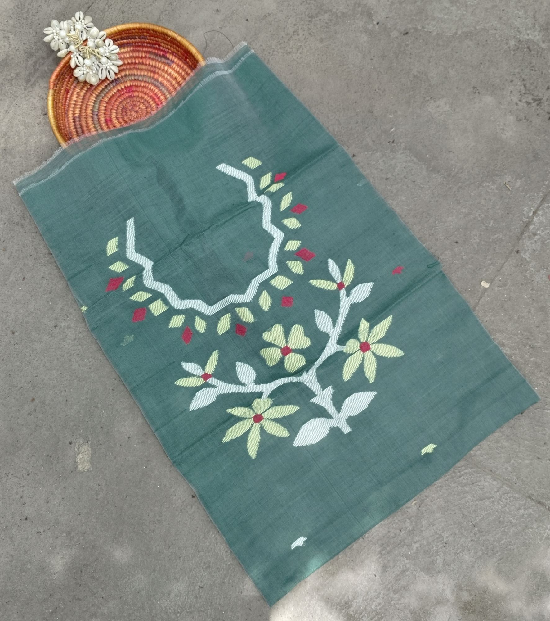 Jamdhani Weave Cotton Top Material