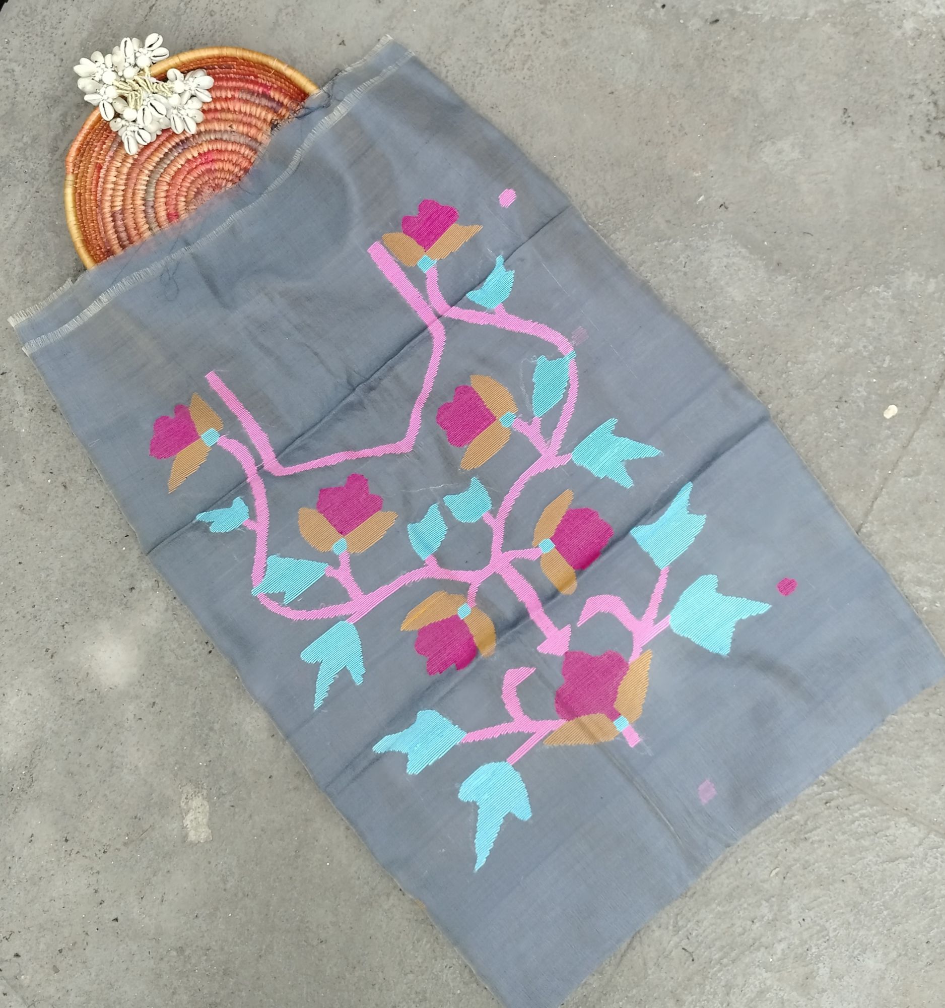 Jamdhani Weave Cotton Top Material