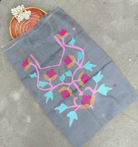 Jamdhani Weave Cotton Top Material