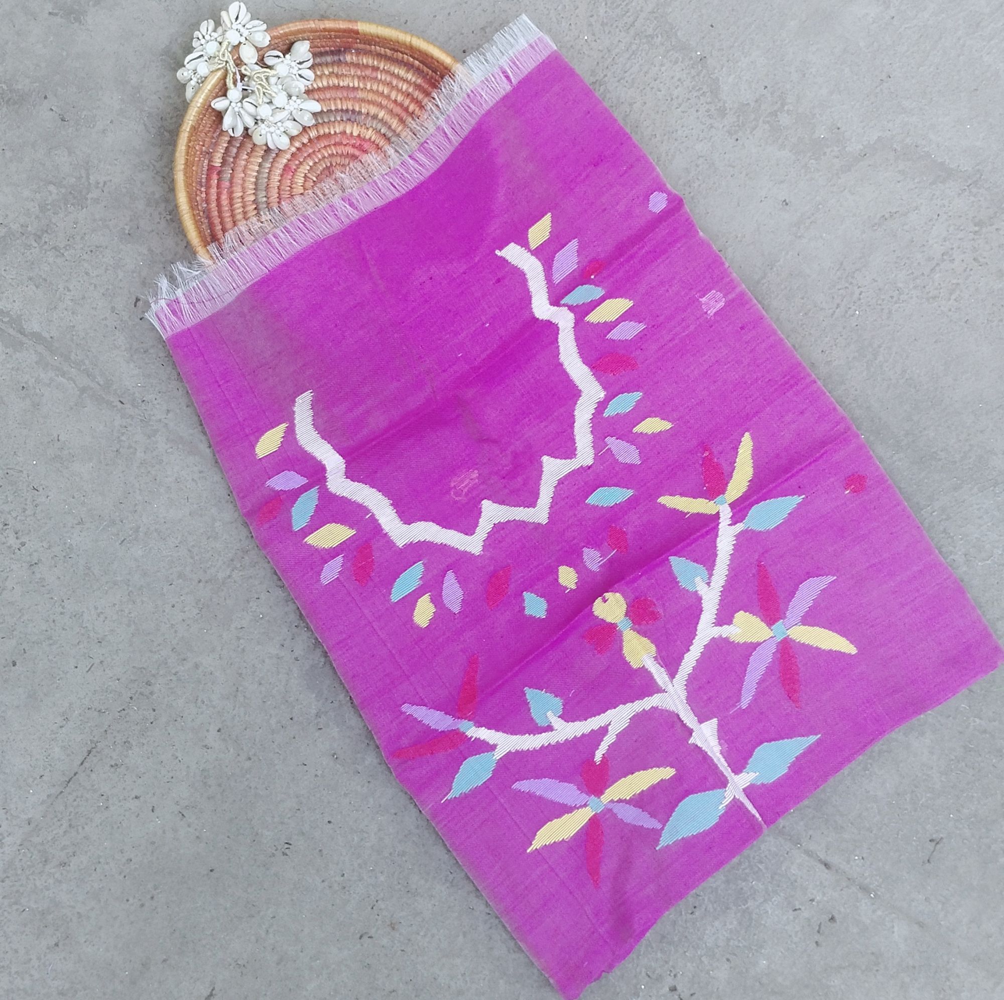 Jamdhani Weave Cotton Top Material