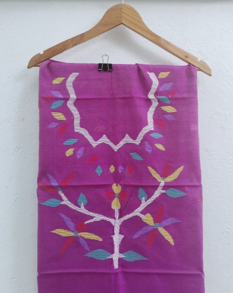 Jamdhani Weave Cotton Top Material