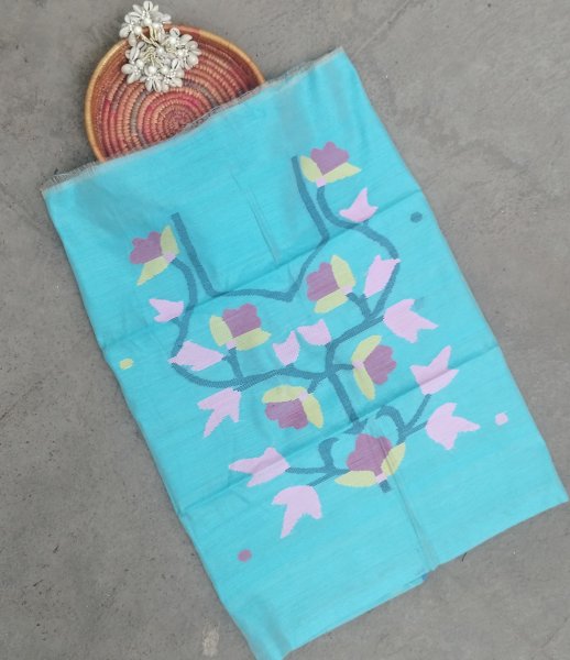 Jamdhani Weave Cotton Top Material