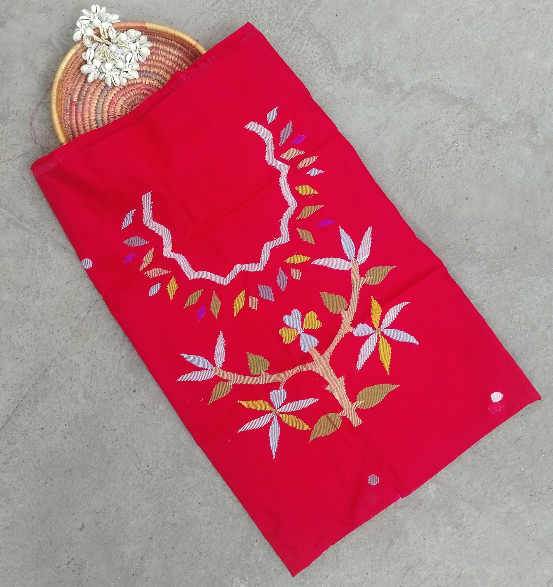 Jamdhani Weave Cotton Top Material