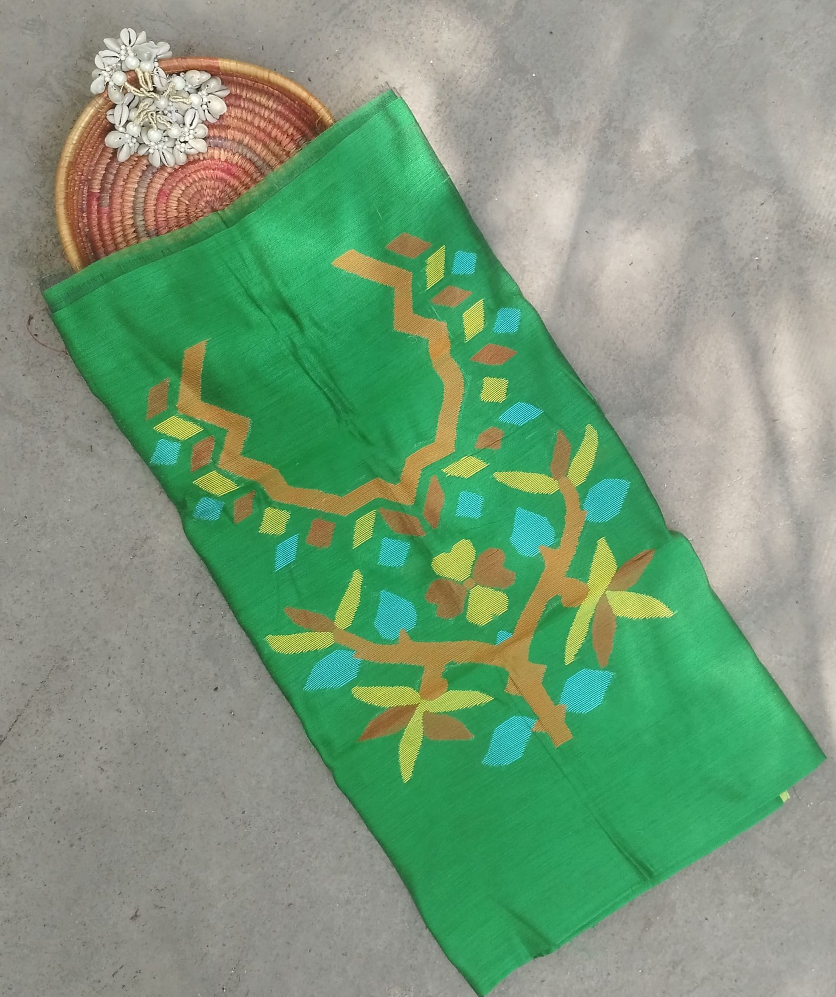 Jamdhani Weave Cotton Top Material