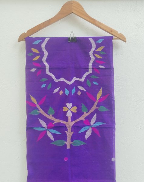 Jamdhani Weave Cotton Top Material