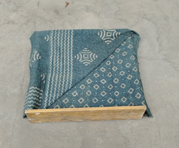 Akola Handblock Cotton Saree