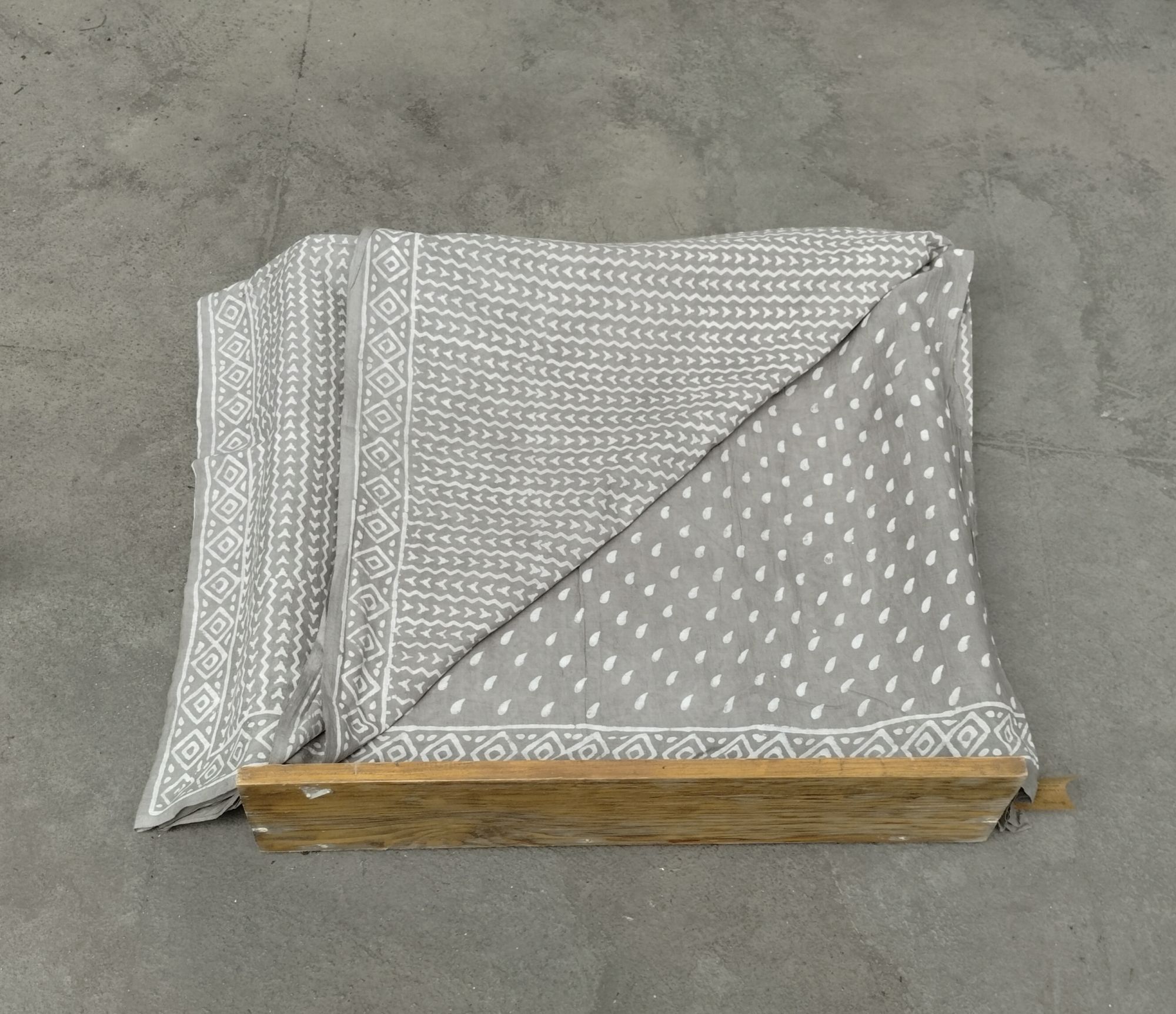 Akola Handblock Cotton Saree