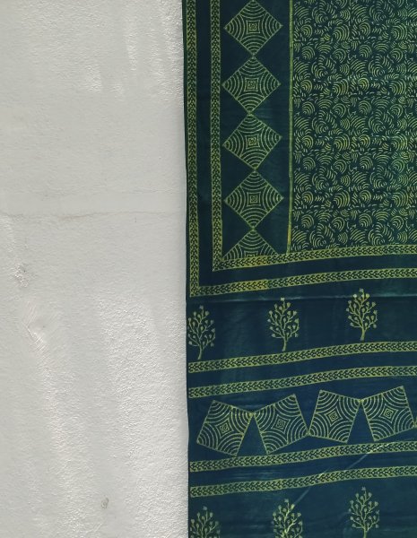 Akola Handblock Cotton Saree