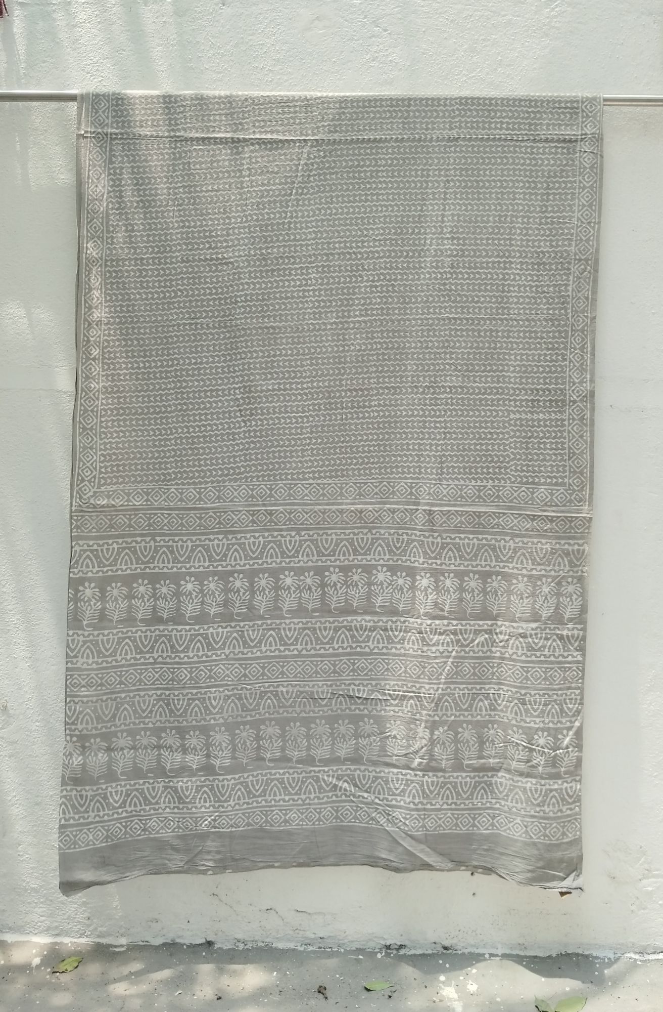 Akola Handblock Cotton Saree