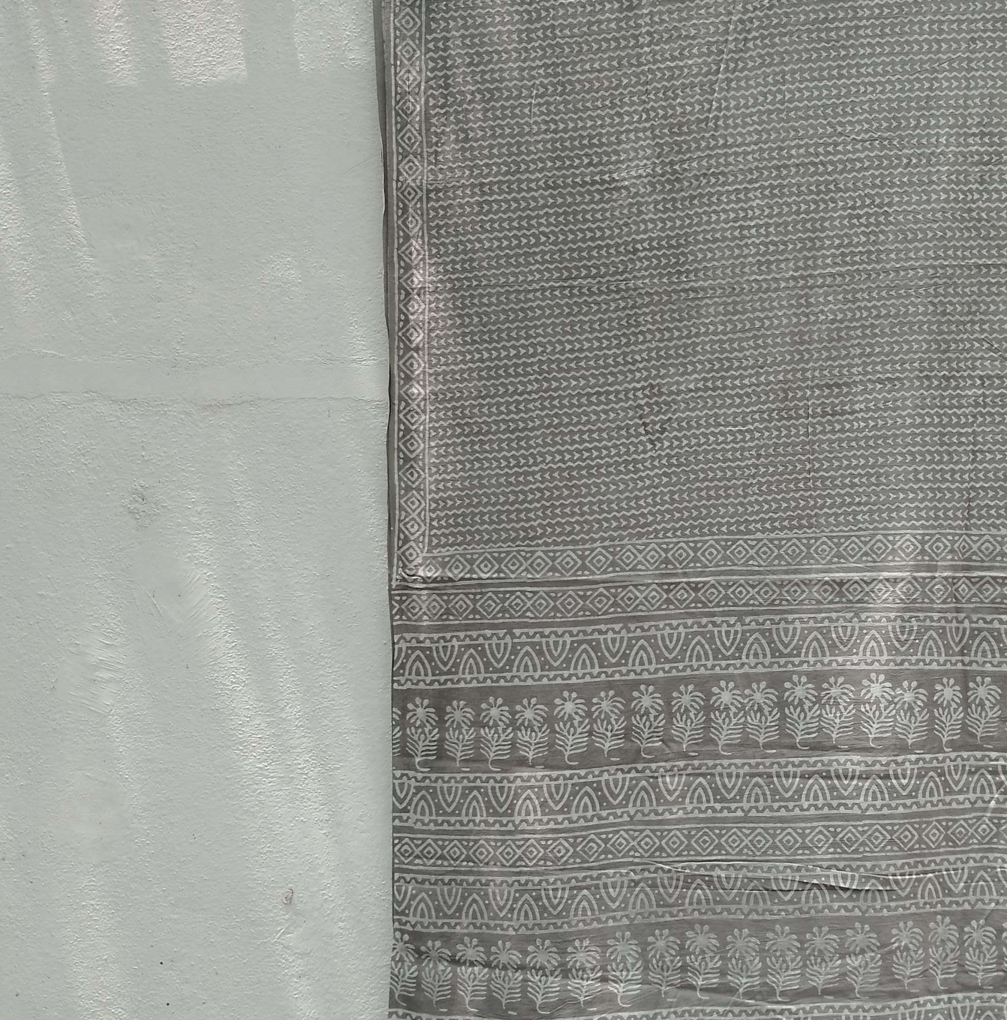 Akola Handblock Cotton Saree