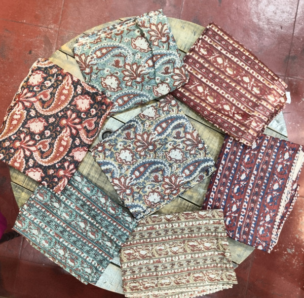kalamkari Kantha Wok Fabric