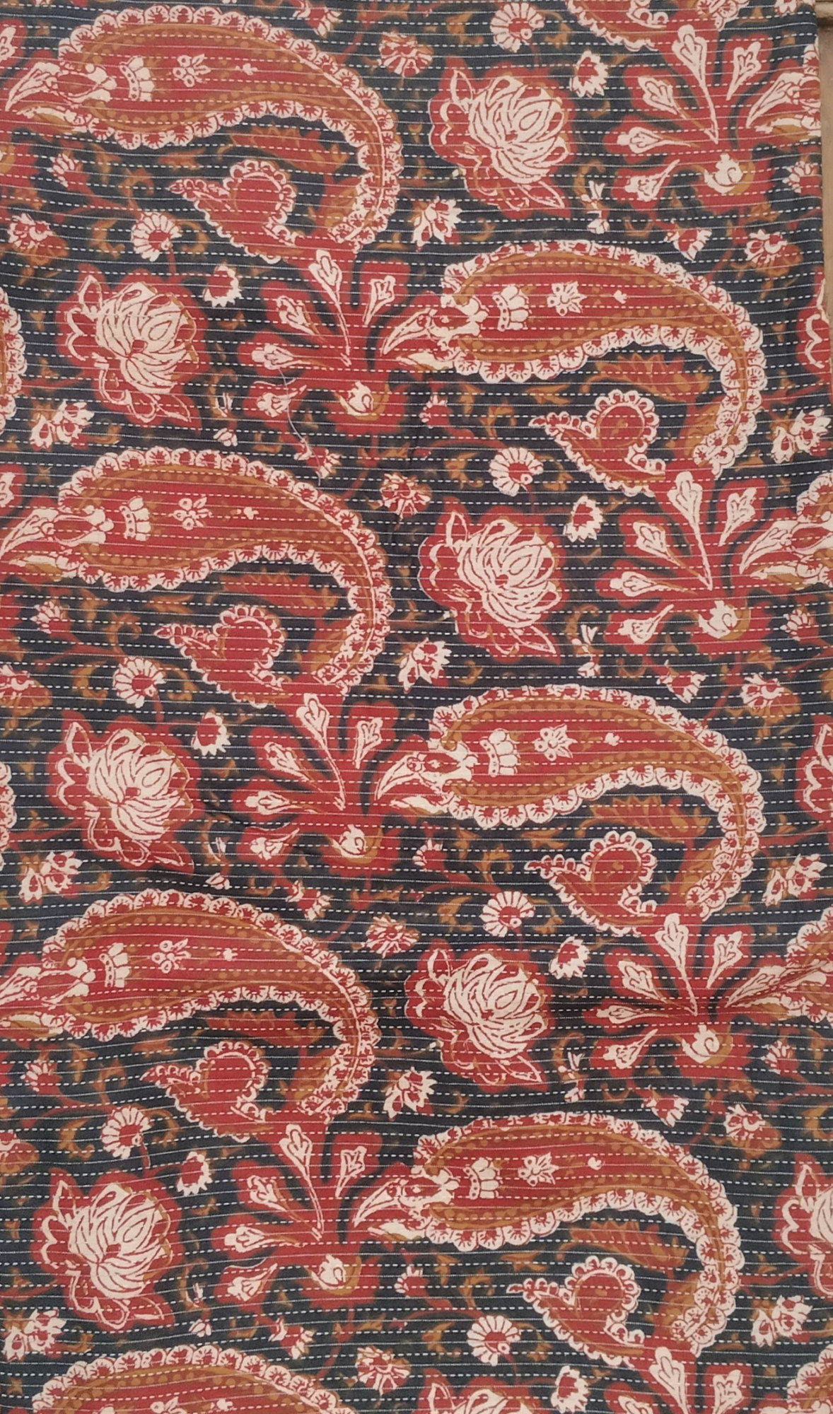 kalamkari Kantha Wok Fabric