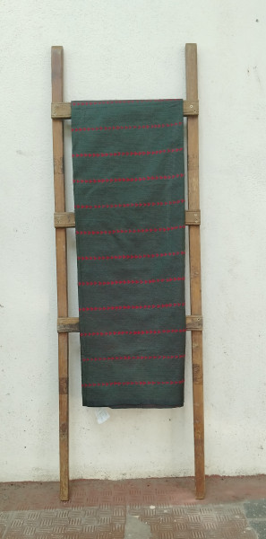 Kantha Work unstitched  Silk Top Material