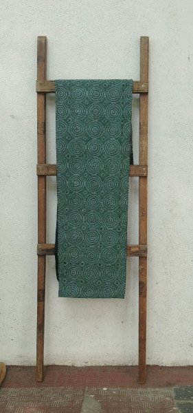 Kantha Work unstitched  Silk Top Material