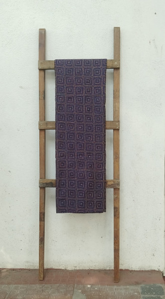 Kantha Work unstitched  Silk Top Material