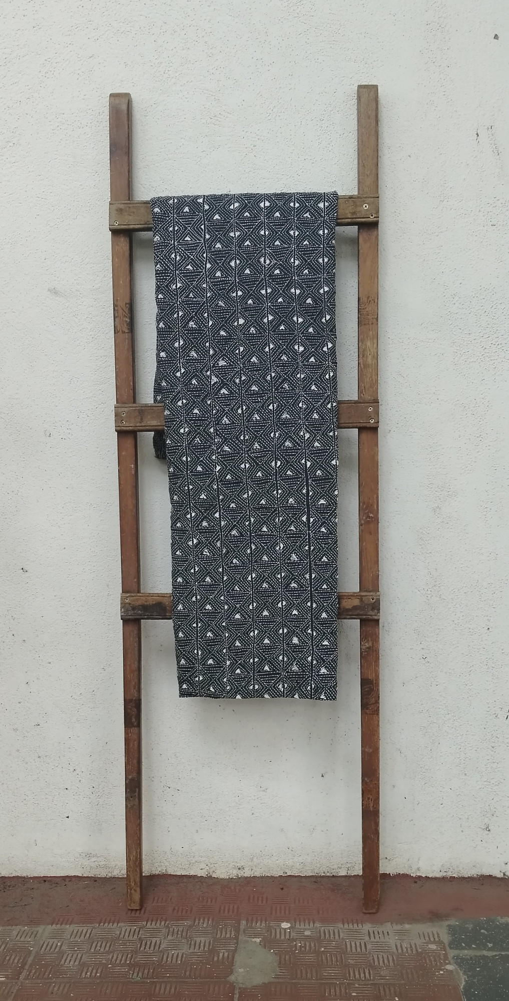 Kantha Work unstitched Silk Top Material