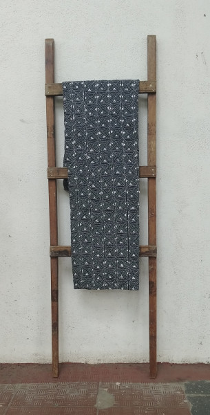 Kantha Work unstitched  Silk Top Material