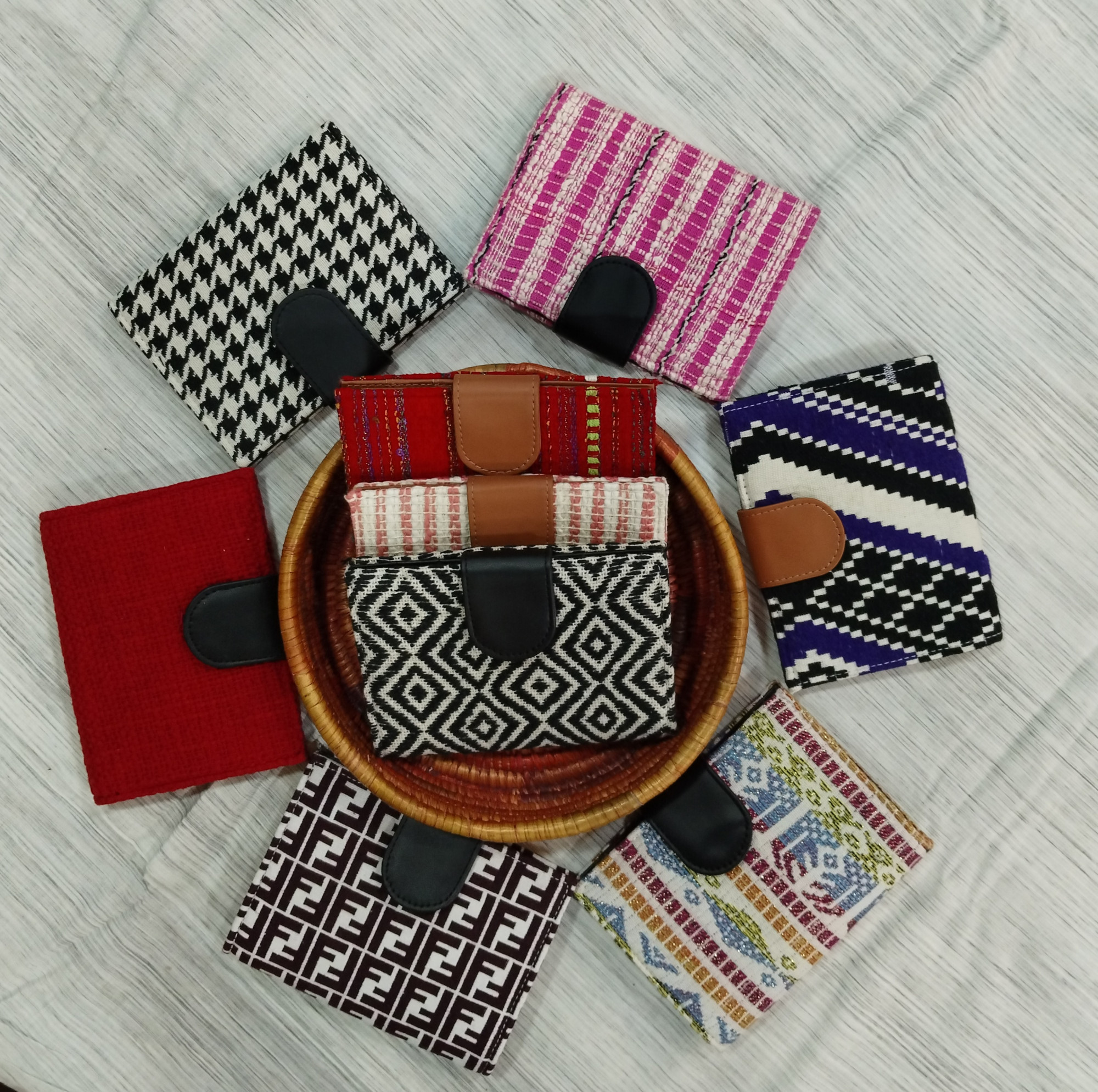Jacquard Handmade Wallets