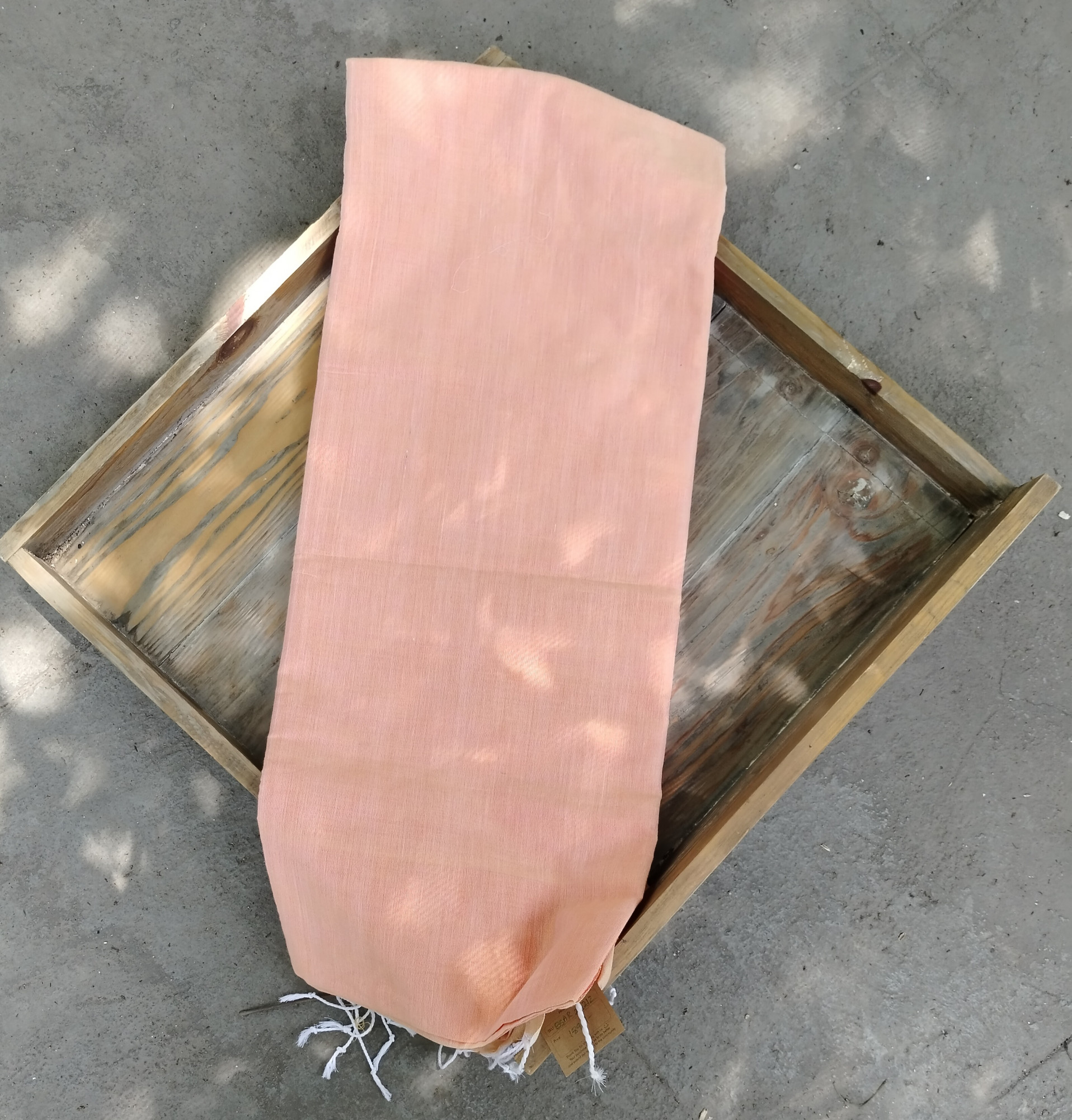 Plain Mul Cotton Saree