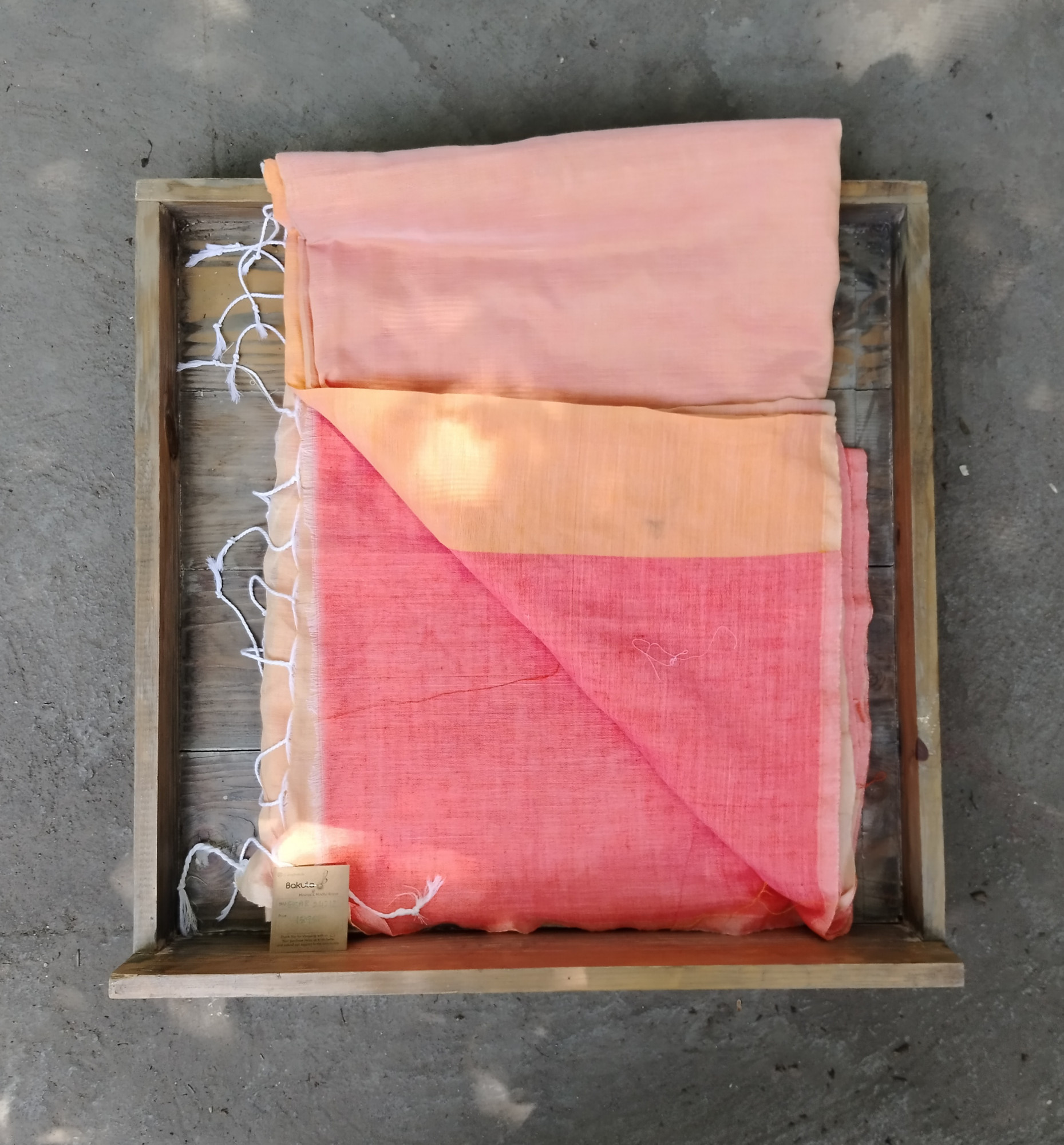 Plain Mul Cotton Saree