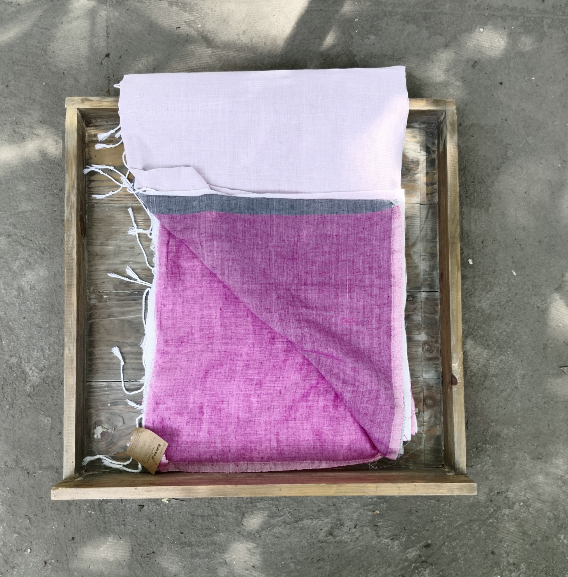 Plain Mul Cotton Saree