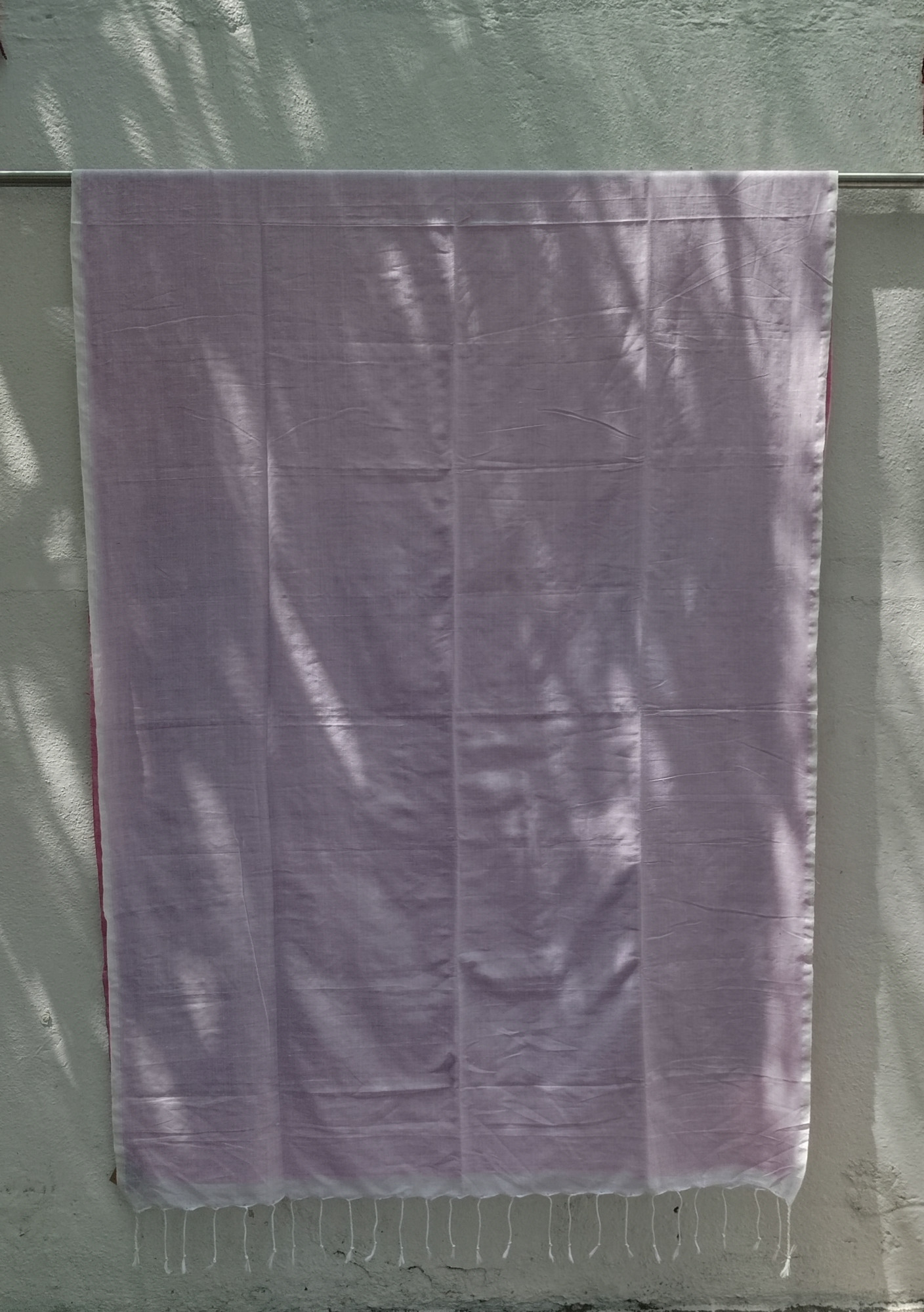 Plain Mul Cotton Saree