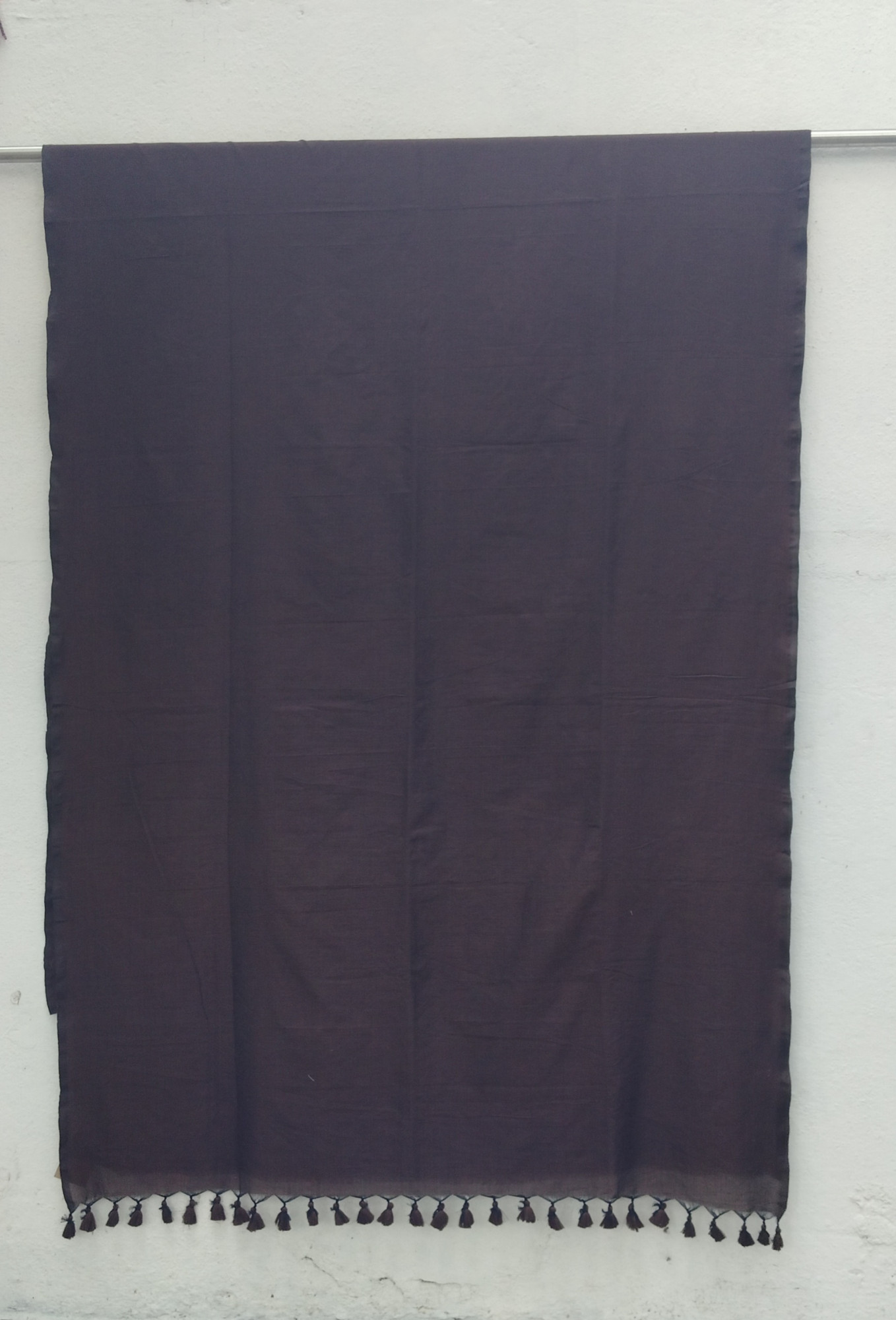 Plain Mul Cotton Saree