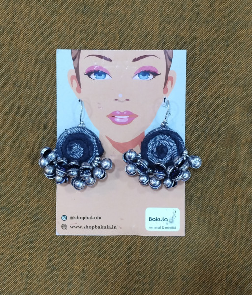 Upcycled Fabric Earing