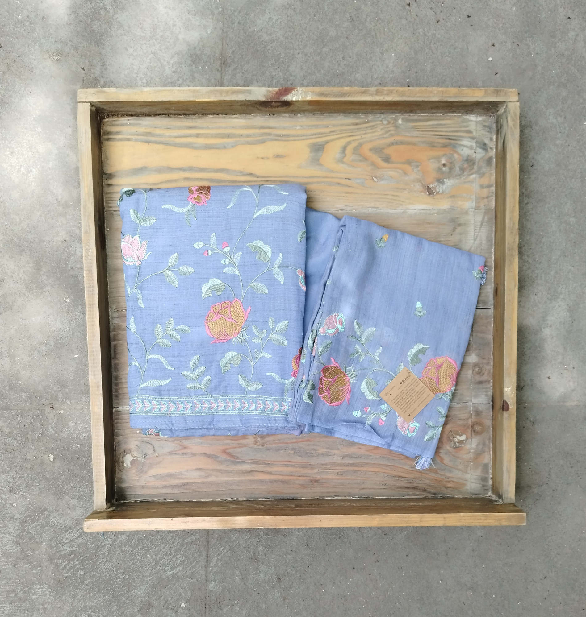 Cotton Embroidery Unstitched Dress Material