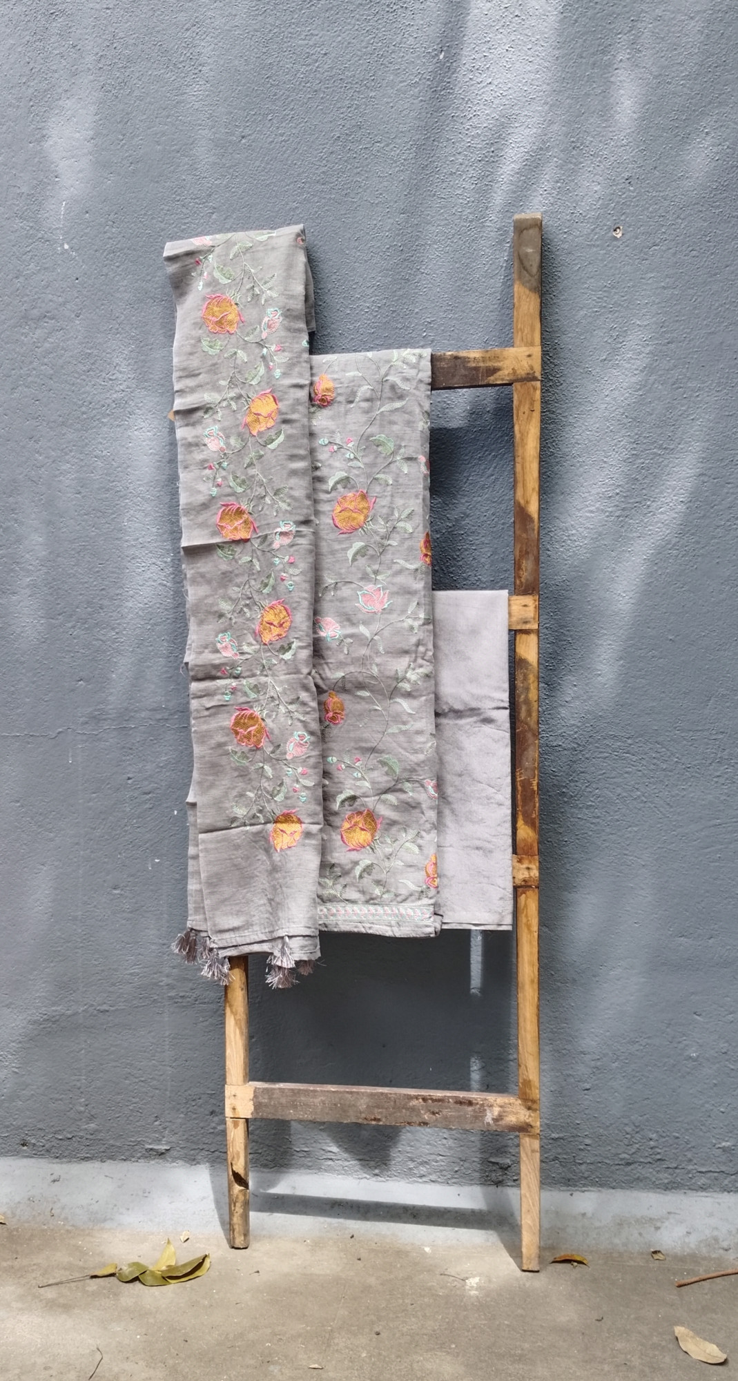 Cotton Embroidery Unstitched Dress Material