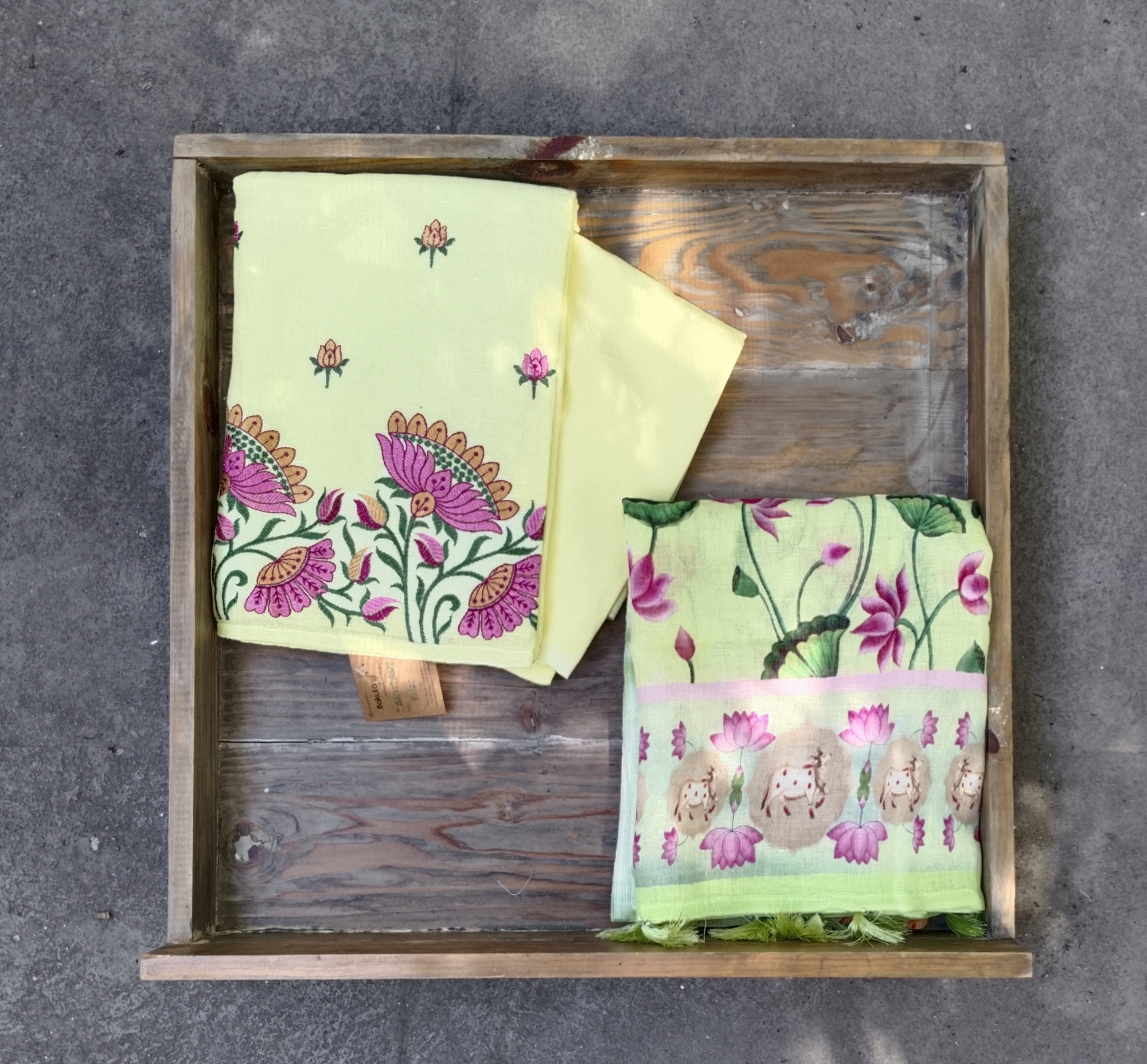 Linen Unstitched Dress Material