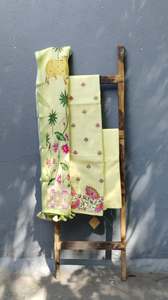 Linen Unstitched Dress Material