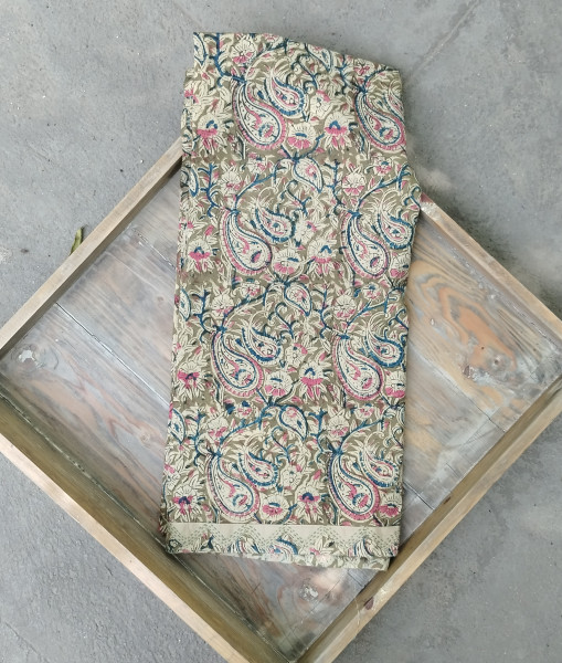 Pure Cotton Kalamkari Dress Material