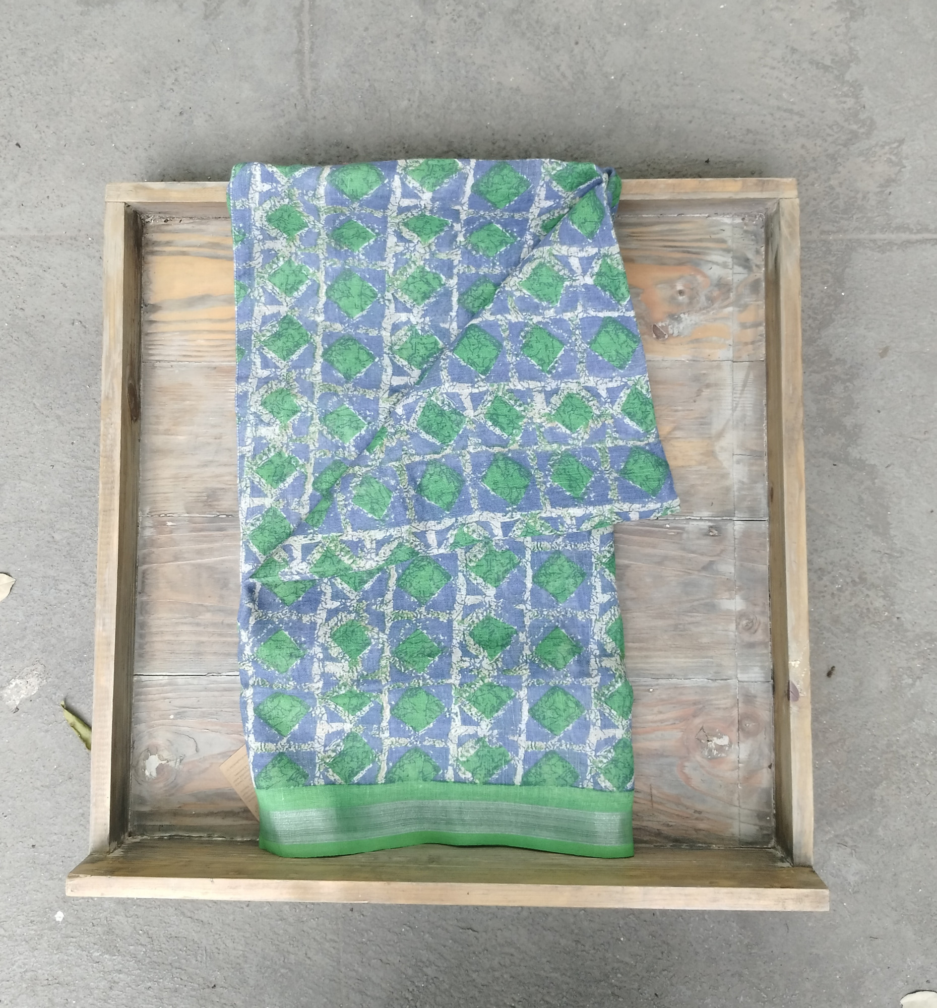 Linen Unstitched Dress Suit