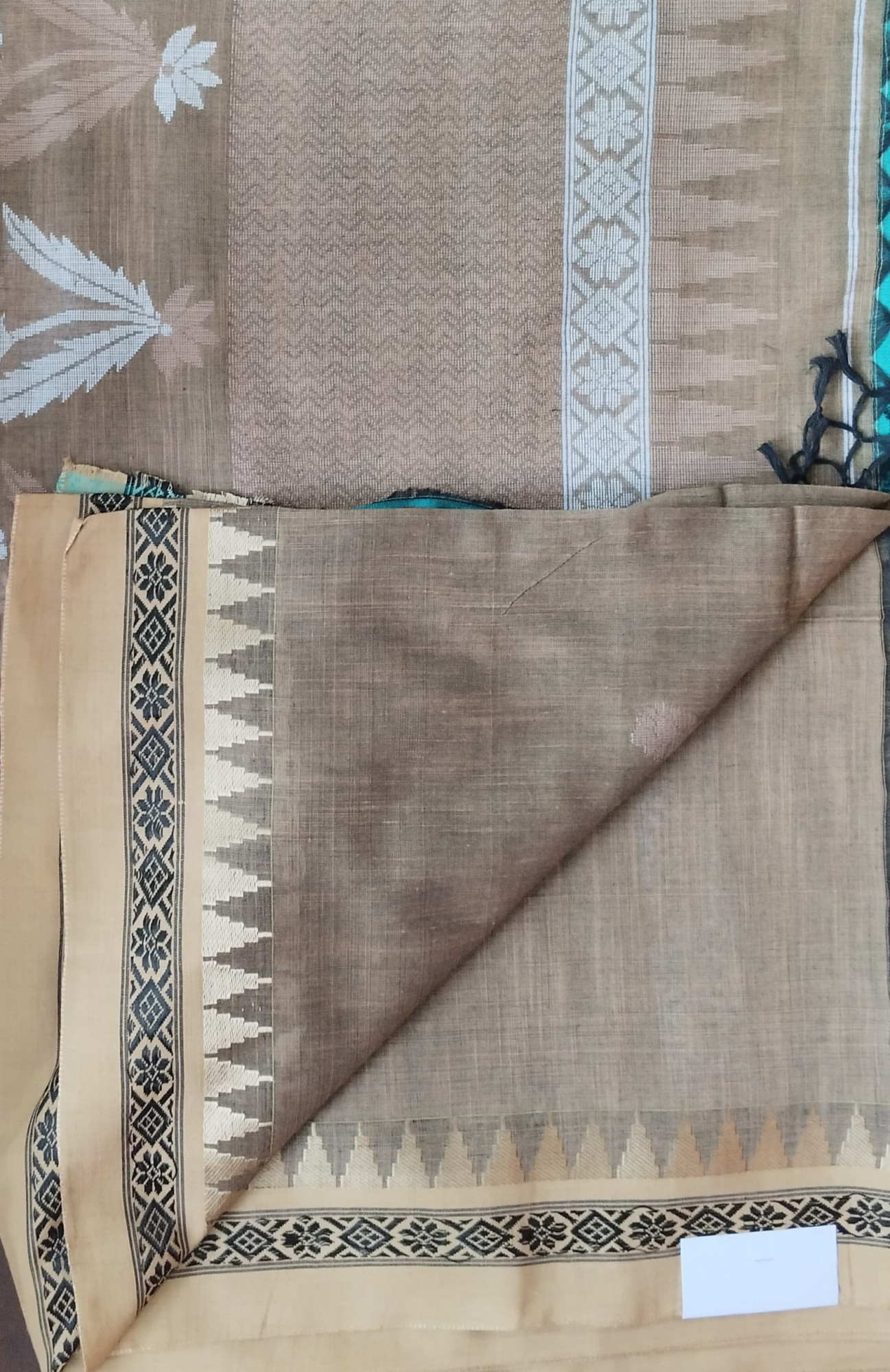 Hand Woven Jhamdani Weave Saree