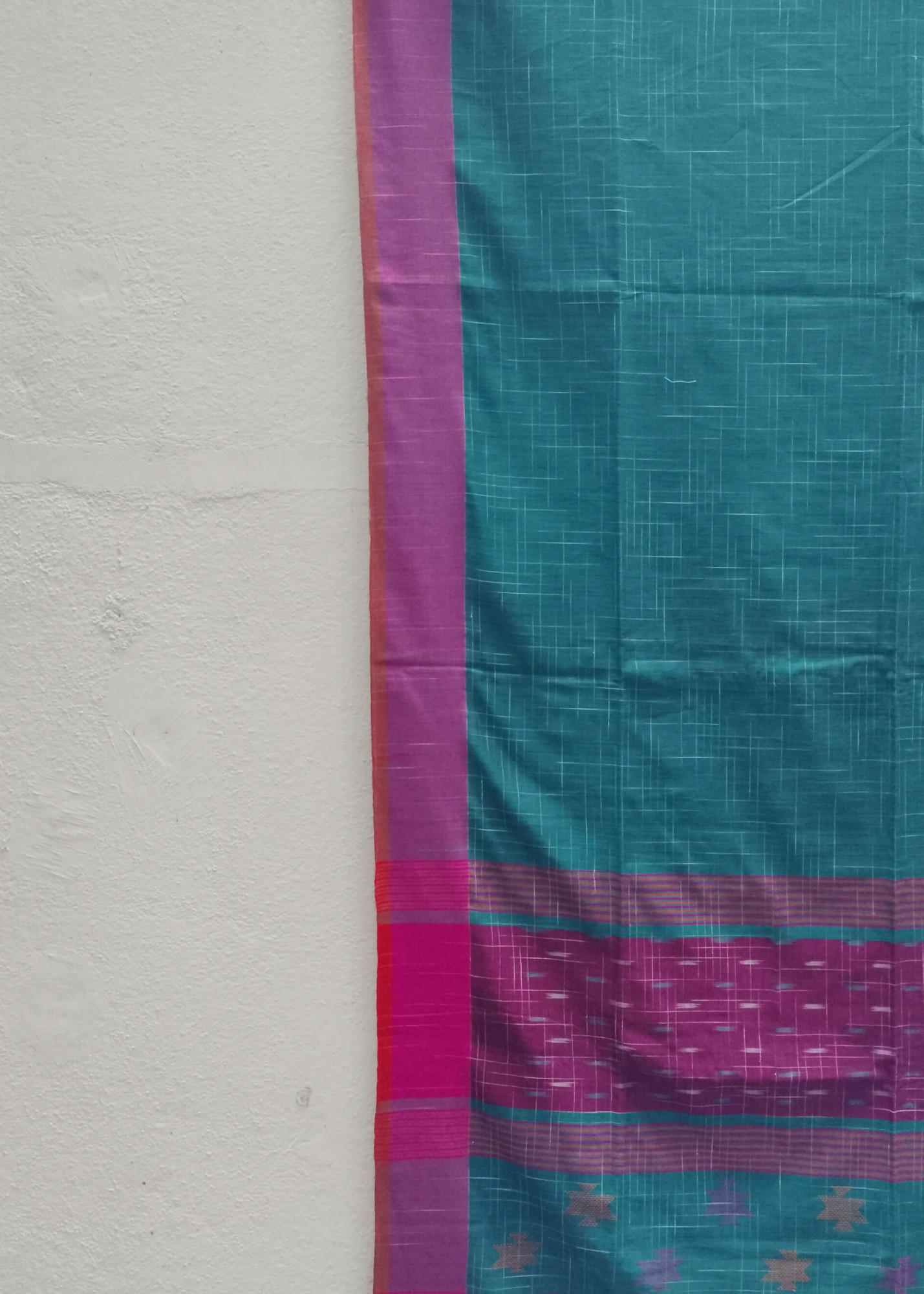 Hand Woven Jhamdani Weave Saree