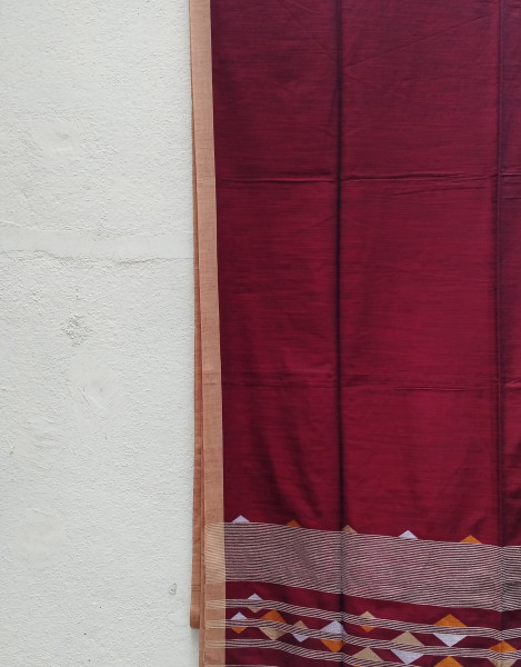 Hand Woven Jhamdani Weave Saree