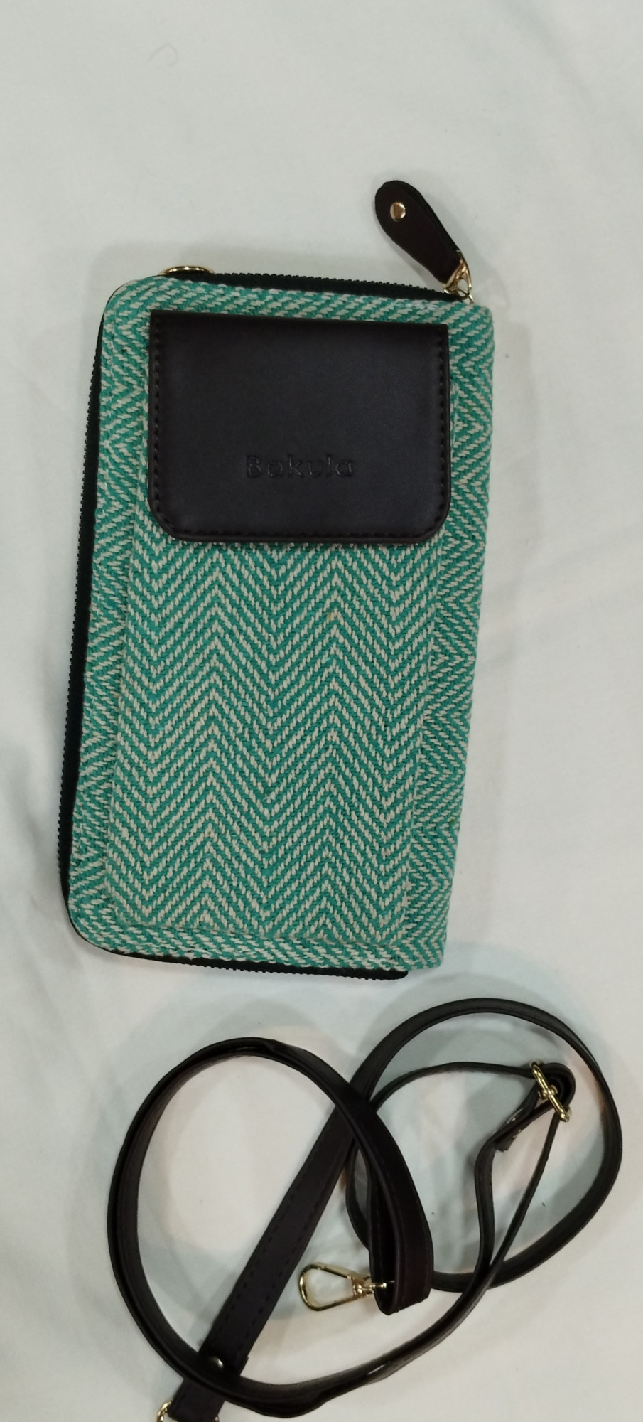 Jacquard Cotton Wallets With Mobile Pouch