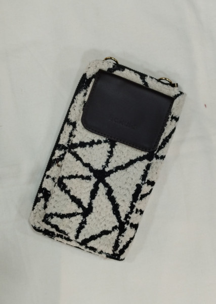 Jacquard Cotton Wallets With Mobile Pouch