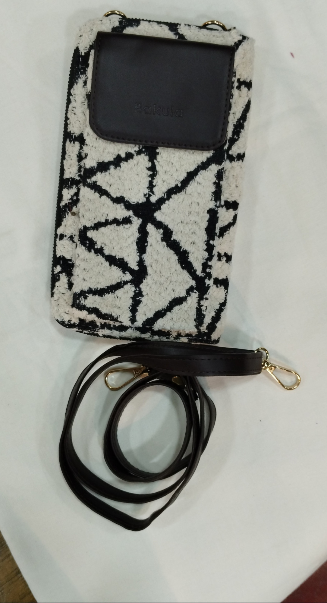 Jacquard Cotton Wallets With Mobile Pouch